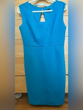 Ann Taylor Dress-  Teal/Turquoise, size 6